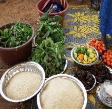 Séance de causerie éducative sur l’alimentation de la femme enceinte et allaitante et formation des GRA et ASC sur les modes de préparation des recettes à haute valeur nutritive sauce feuille patate 1